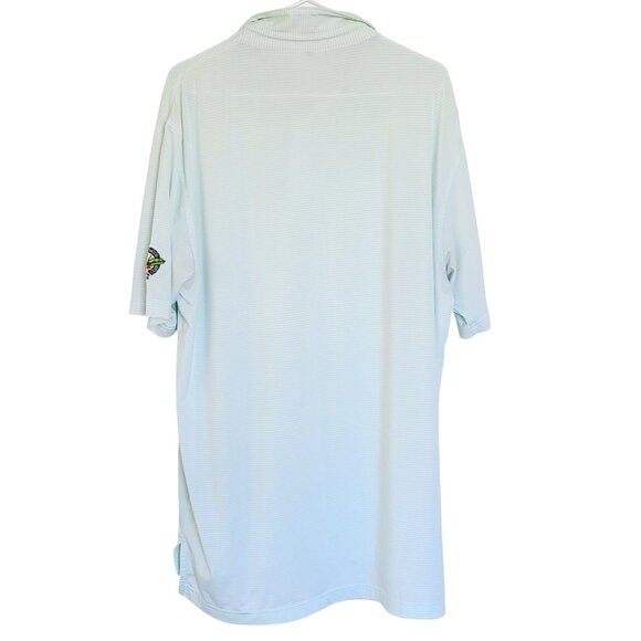 Peter Millar Summer Comfort Golf Polo Shirt Mens Large Green Stretch Performance - Picture 2 of 14